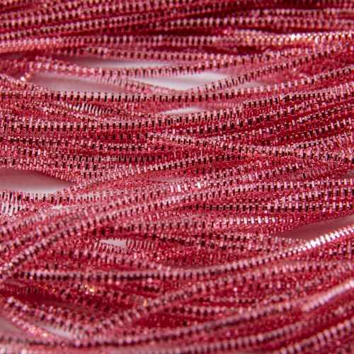 AA139. Pale pink bright check purl 1.3mm (3 metres)