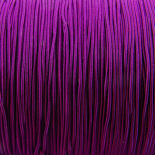 FV52. Ganse viscose violet 1mm (5 mètres)