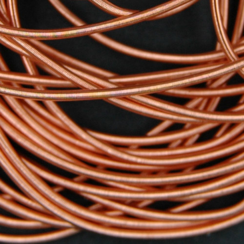 P50. Copper rough purl 0.6 mm (2.5 meters)
