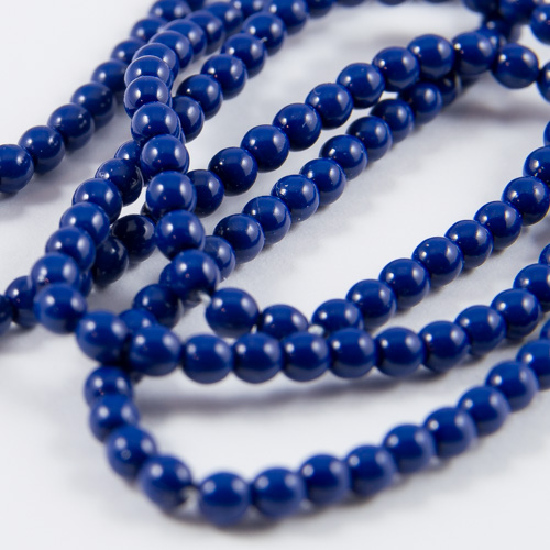 PR10. Round bead royal blue 3mm