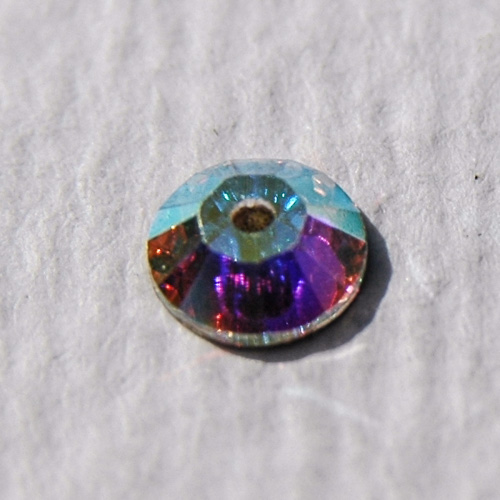 Swarovski Sequins Crystal AB 7mm (x6) 14S7